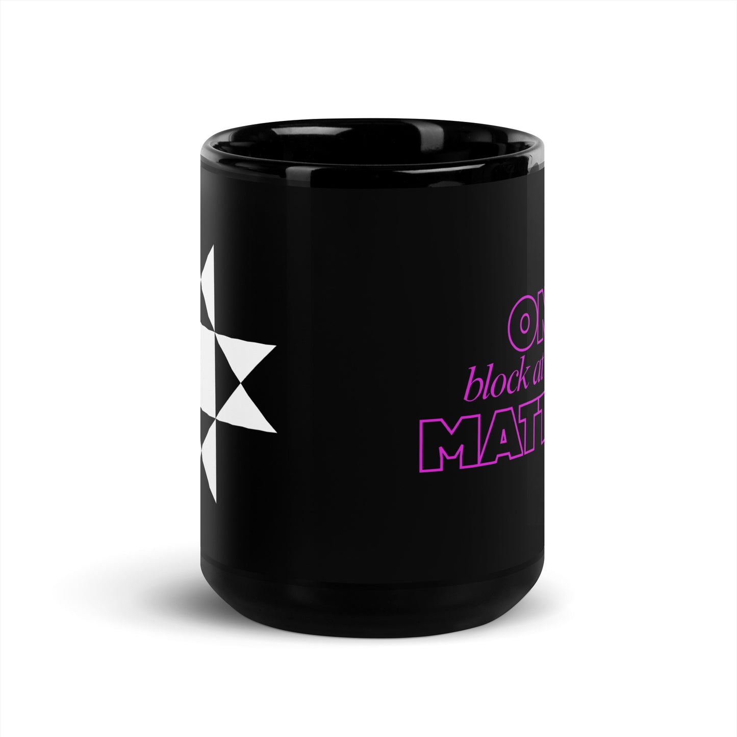 One Block at a Time Mug - Black